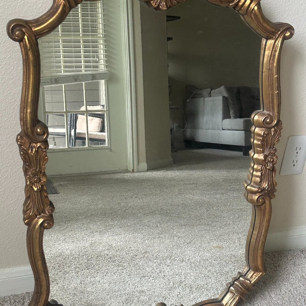 ***SOLD*** MCM Gold ornate mirror